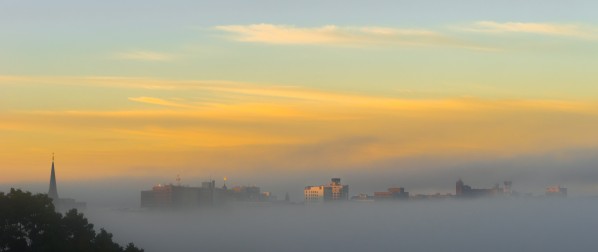 Morning Fog by Kevin R Schochat