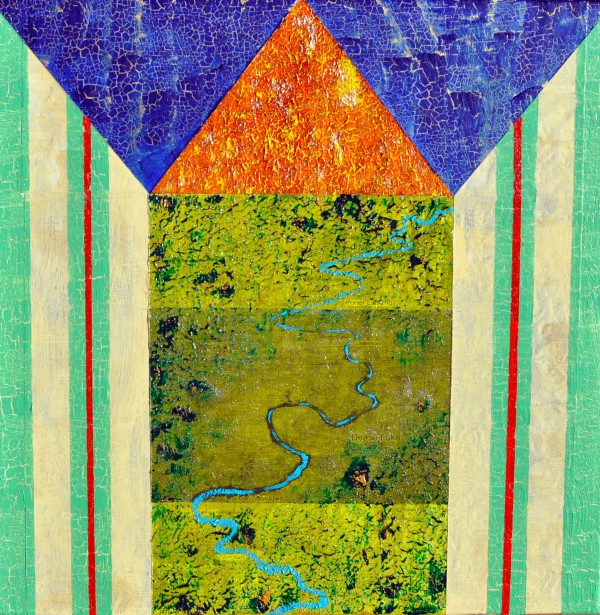 Blue Vein Print