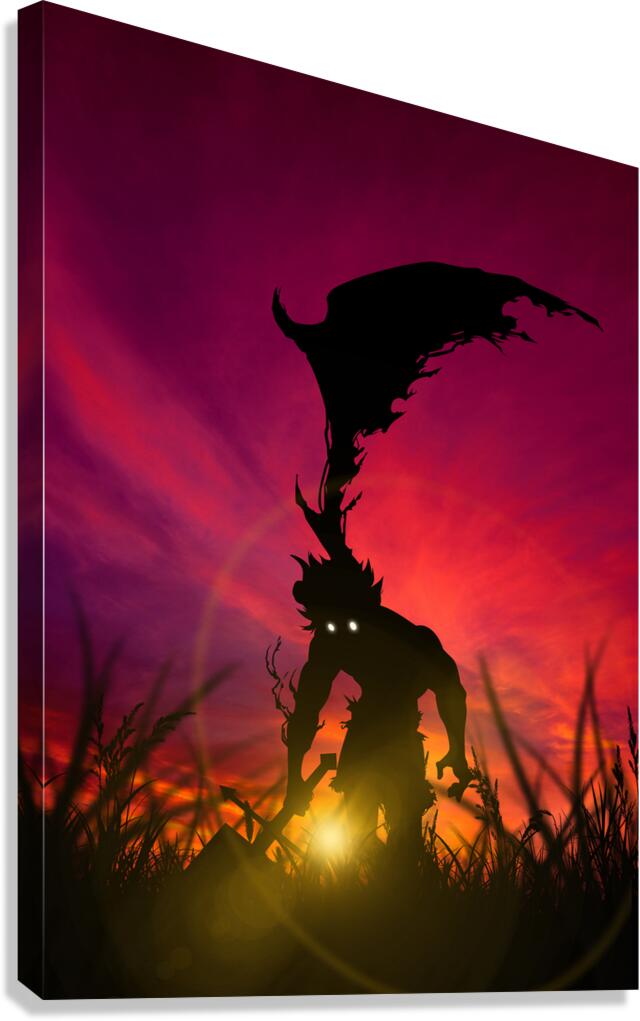 Asta Devil Canvas Print