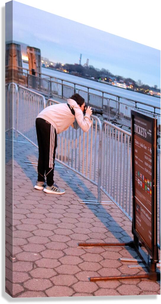 Evening in NY  The Photographer Canvas Print