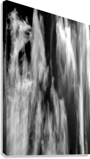Light waterfall  Canvas Print