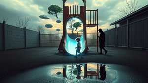 Portal In The Playground Concept A Y82Up