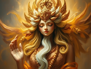 A fantasy painting by Laleh