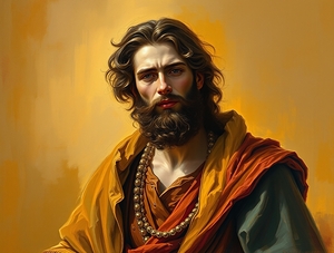 An imaginary picture of the Prophet Joseph which is in fact much more beautiful than the Qur’an described