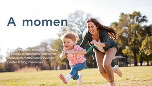 A Mother Playing with Her Child in a Park