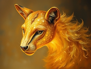 Mysterious and enchanting classic oil painting of