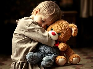 A Child Hugging Their Favorite Toy