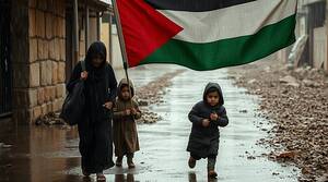 Natural earth tones wet rainy scene drizzling rai