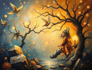 A mural from the imagination of artist No. 1