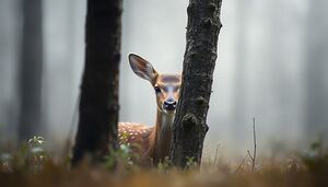  The Shy Deer in the Forest 2025