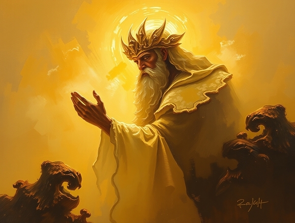 An imaginary image of Lord Buddha Print