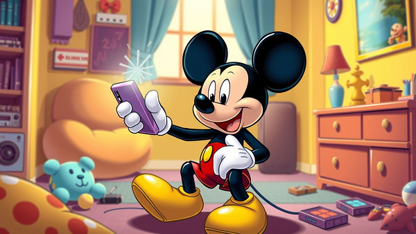 Mickey Mouse is coming from Disney Print