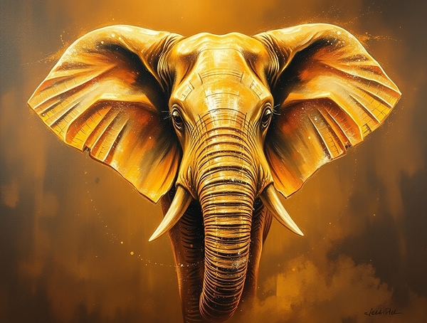 Classic oil painting style a luxurious sparkling Print