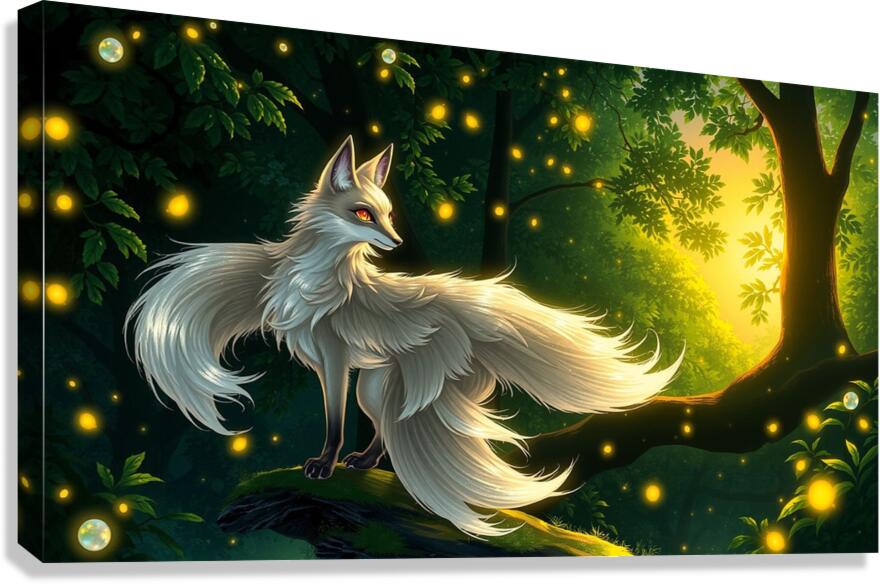 A beautiful fox one of the animals of the sky Canvas Print