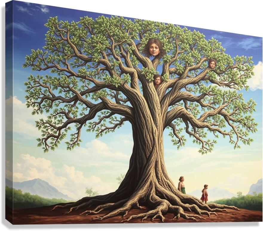 Roots of Generations Canvas Print