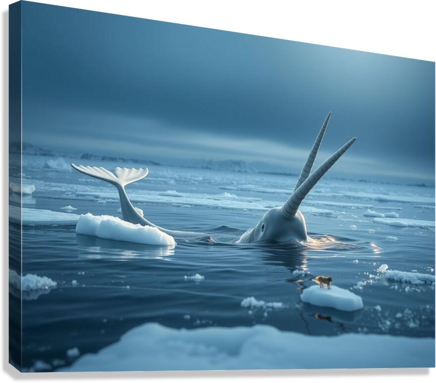 Narwhal’s Unicorn Moment Canvas Print