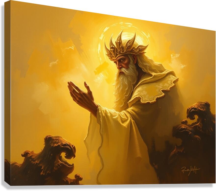 An imaginary image of Lord Buddha Canvas Print