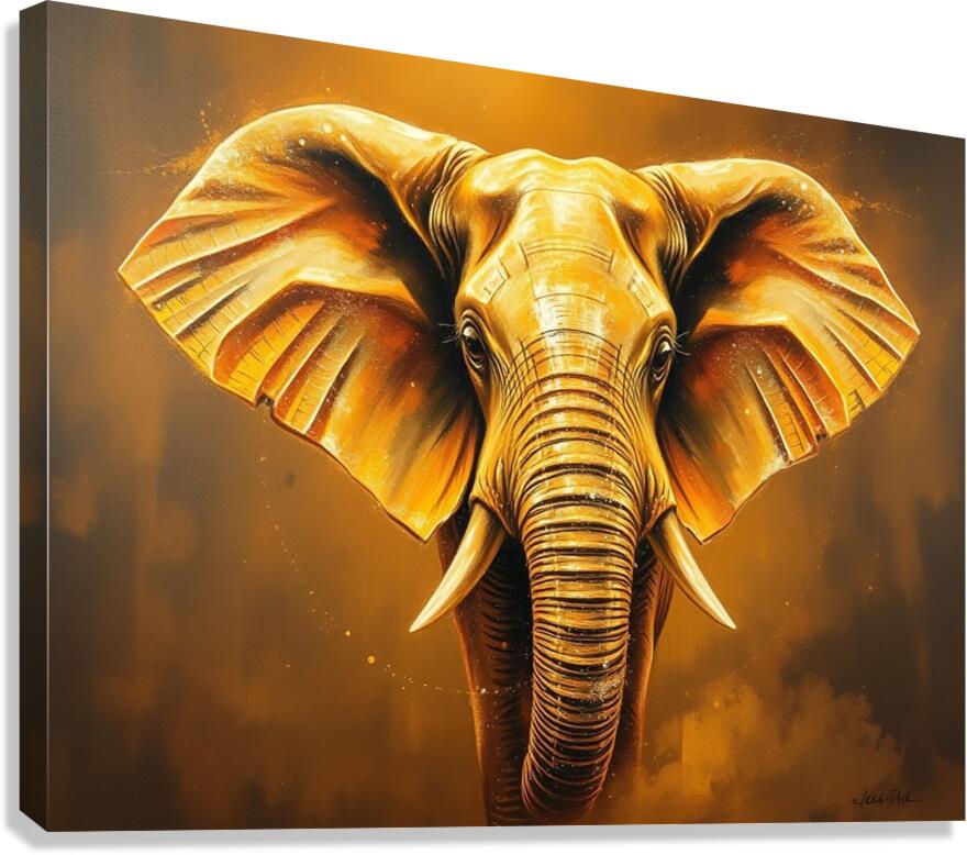 Classic oil painting style a luxurious sparkling Canvas Print