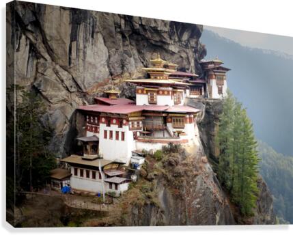 Monastery Buthan Canvas Print