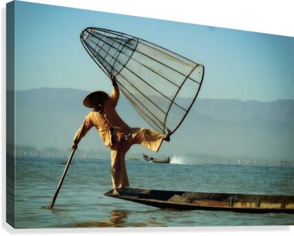 Fisherman Canvas Print