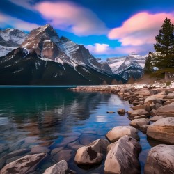 a captivating landscape photograph featuring maje