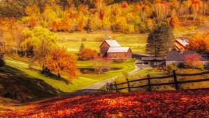 Vermonts Scenic Sleepy Hollow Farm