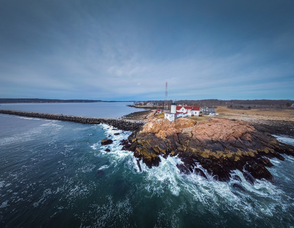 Eastern Point Lighthouse Panoramic by Jeff Folger