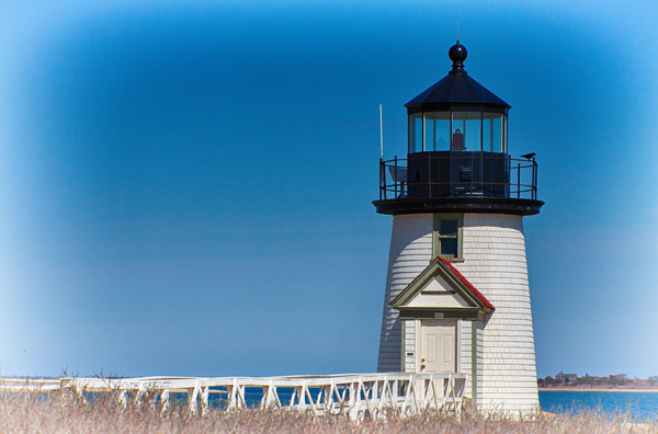 Brant Point Lighthouse on Nantucket Massachusetts by Jeff Folger