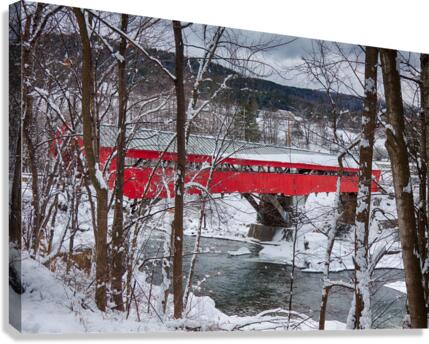 Taftsville covered Bridge VT 10 Canvas Print