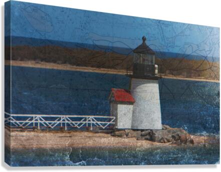 Brant point lighthouse Canvas Print