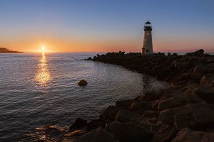Walto Lighthouse at Sunrise