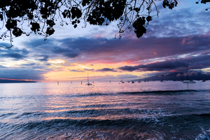 A Luau Sunset