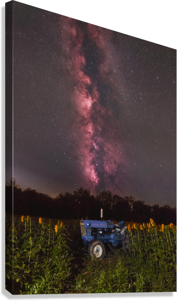 Cosmic Tractor Canvas Print