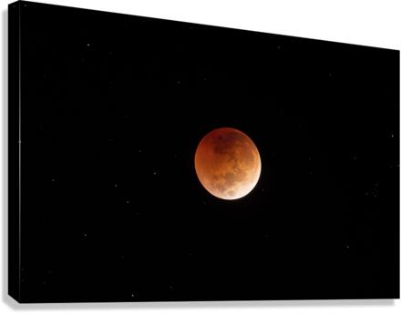 Lunar Eclipse Canvas Print