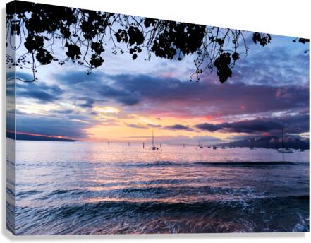 A Luau Sunset Canvas Print