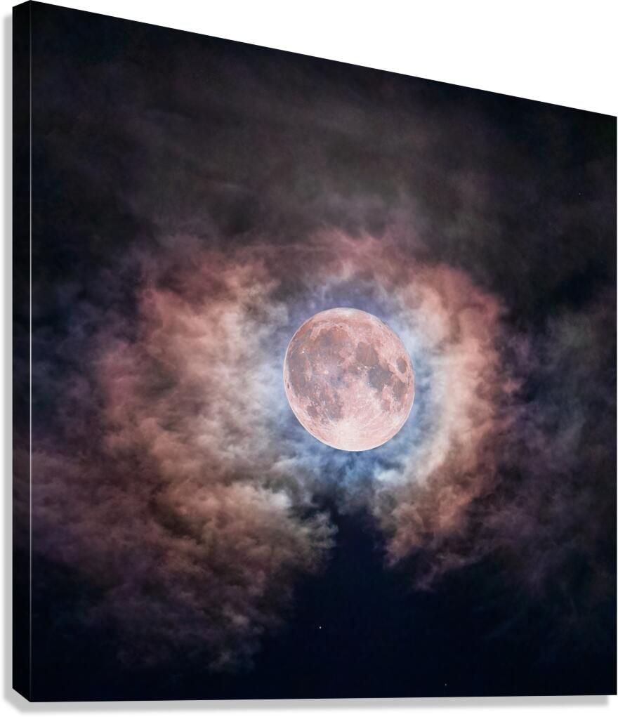 A Summer Supermoon Canvas Print