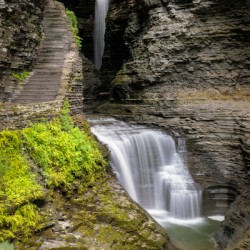 Stairs to the falls