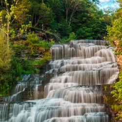 Hector falls landscape