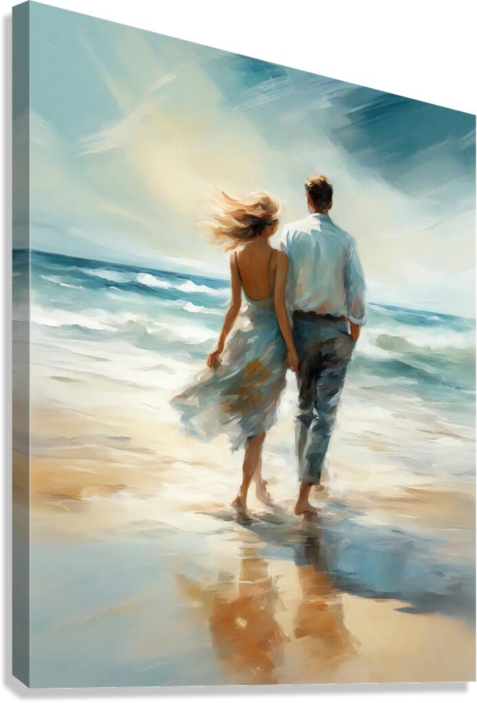WalkOnTheBeach 1 Canvas Print