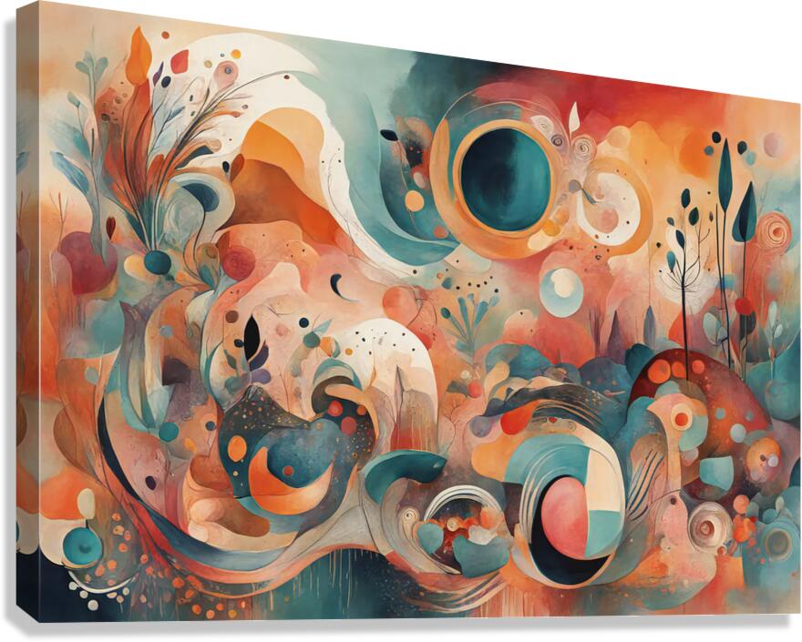 Boho Abstract II  Canvas Print