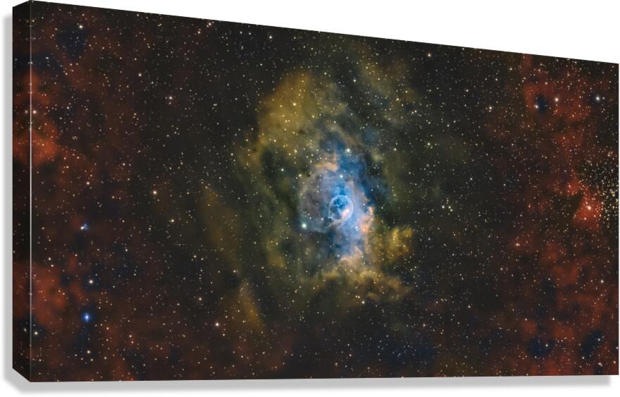 Bubble Nebula in SHO Canvas Print