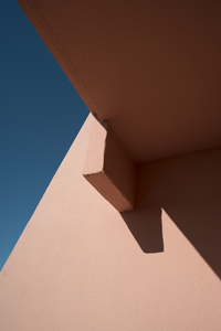 Pink wall detail