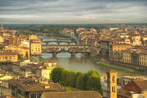 Aerial view of Florence