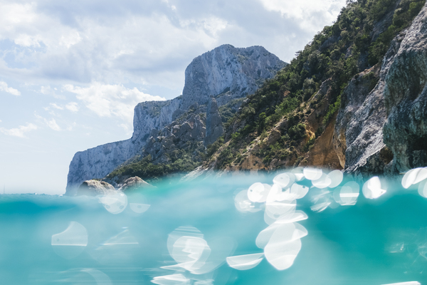 Sardinia coastline from sea by simowave
