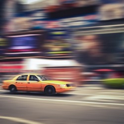 Taxi cab motion in NYC