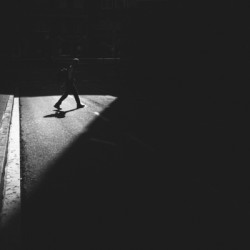 Man walking in the city
