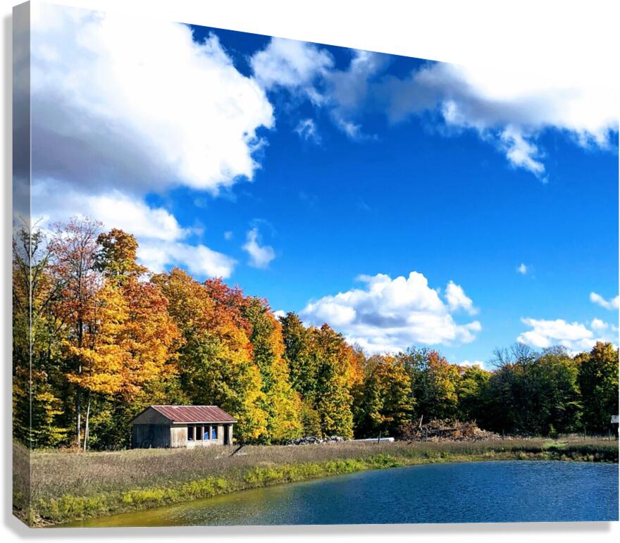 Fall Lake Canvas Print