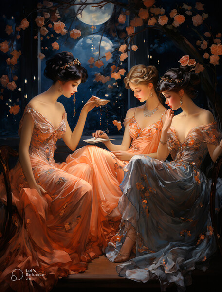 Elegant Gossip Print