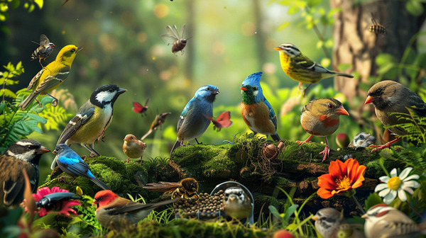 Birds Chatting 1 Print