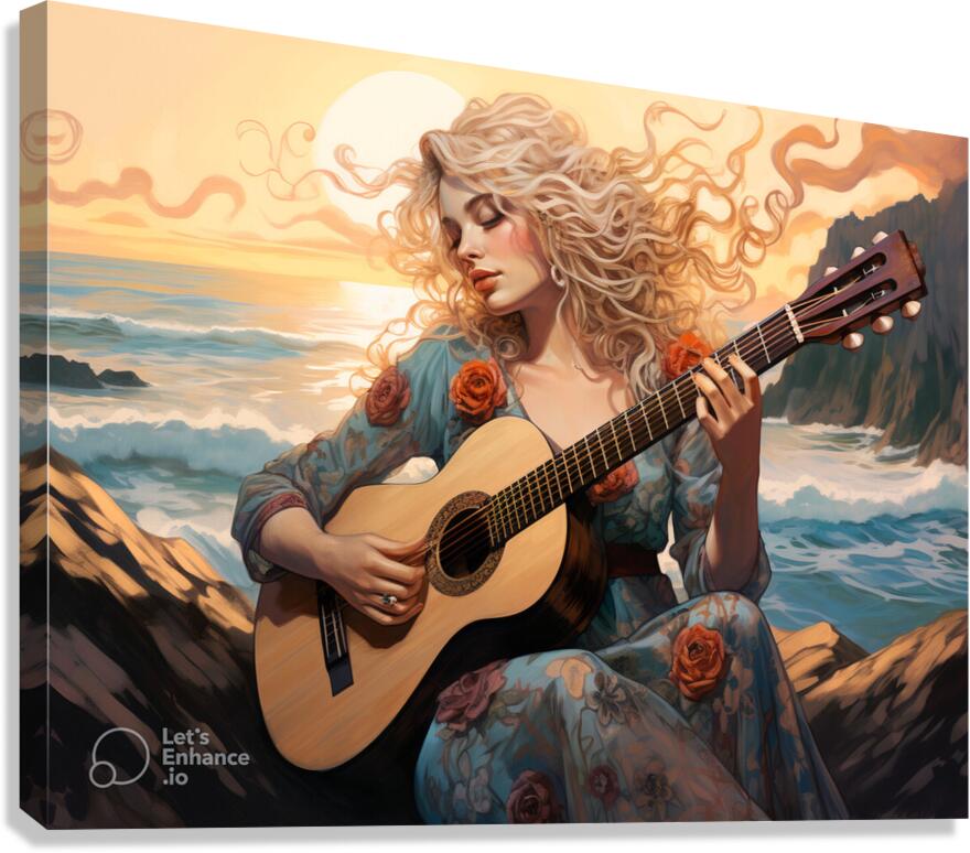 Beach Chords II Canvas Print